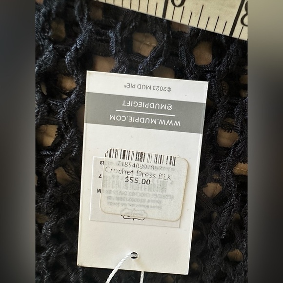 Mudpie Crocheted Maxi Dress NWT - Picture 8 of 12